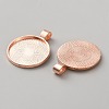Zinc Alloy Pendant Cabochon Settings FIND-WH0365-028RG-2