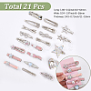Zinc Alloy & Resin Hair Bobby Pins PHAR-SP0001-02-2