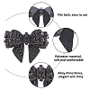 Polyester Bowknot Shoe Decorations FIND-WH0126-445-4