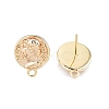 Brass Stud Earring Findings KK-T062-242G-1