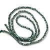 Electroplate Glass Beads Strands EGLA-F149-FR-08-3