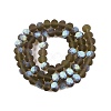 Transparent Glass Beads Strands EGLA-A044-T8mm-MB16-3