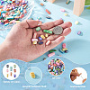 160Pcs 8 Colors Natural Freshwater Shell Beads Strands SHEL-CD0001-06-4