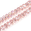 Electroplate Glass Beads Strands X-EGLA-T021-20J-1