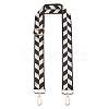 Geometric Pattern Adjustable Polyester Bag Strap FIND-WH0092-33B-1