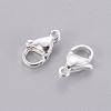 304 Stainless Steel Lobster Claw Clasps X-STAS-E464-21C-S-1