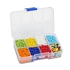 8 Colors Glass Seed Beads SEED-YW0001-58-4