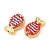 Baking Paint Opaque Glass Enamel Beads GL-CBA4370-01B-3