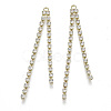 Brass Cup Chains Tassel Big Pendants PALLOY-S177-72LG-1