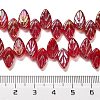 Electroplate Glass Beads Strands EGLA-B004-02A-AB08-4