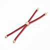 Nylon Twisted Cord Bracelet Making MAK-T003-07G-2
