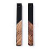 Opaque Resin & Walnut Wood Pendants LS-RESI-TAC0021-43C-2