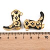 304 Stainless Steel Enamel with Rhinestone Pendants STAS-Z202-06G-02-3