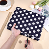 2 Yards Polka Dot Pattern Cotton Fabric DIY-FG0009-96-3