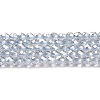 Transparent Electroplate Glass Beads Strands LS-GLAA-H021-01A-PL03-2