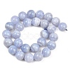 Natural Blue Lace Agate Beads Strands G-D106-A01-14mm-A-3