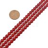Natural Carnelian Bead Strands G-PH0028-8mm-15-3