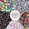DIY 6mm Cube Bead Stretch Bracelet Kits for Children's Day DIY-YW0001-82-1