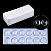 Transparent Glass Cabochons GGLA-R026-48mm-B-3