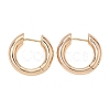 Brass Huggie Hoop Earrings KK-CBACA55-22G-3