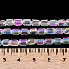 Electroplate Glass Beads Strands EGLA-D031-01-01-5