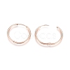 Ion Plating(IP) 304 Stainless Steel Huggie Hoop Earrings EJEW-F111A-25mm-RG-3