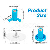 2 Sets 2 Style PP Knob Wall Hook Hangers AJEW-GF0006-83-2