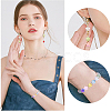350Pcs 10 Colors Transparent Spray Painted Frosted Glass Beads GLAA-YW0005-27-5