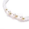 Faceted Glass Beaded Stretch Bracelets BJEW-JB05486-02-2