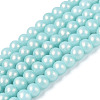 Baking Paint Glass Pearl Beads Strands DGLA-ZX001-05B-11-1
