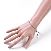 Unisex Adjustable Morse Code Bracelets BJEW-JB05011-03-5