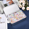 Rectangle Tinplate Metal Storage Boxes with Lid LS-CON-WH0112-040-4