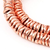 Electroplated Non-magnetic Synthetic Hematite Beads Strands G-F682-09-RG-3