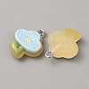 Translucent Resin Pendants RESI-TAC0019-08D-2