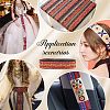 Ethnic Embroidery Polyester Flat Ribbons OCOR-WH0060-38C-6