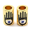 Brass Enamel Beads KK-M247-33G-1