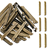30Pcs Iron Cord Ends IFIN-FH0001-89-1