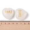 Natural Quartz Crystal Heart Engraving MBTI Figurines Statues for Home Office Desk Decorations G-K353-05B-3