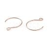 Ion Plating(IP) 304 Stainless Steel Earring Hooks STAS-L216-02A-RG-3