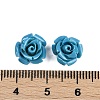 Synthetic Coral Carved Beads CORA-M001-07L-3