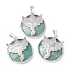 Natural Amazonite Pendants GG-CBA0251-10B-P-1