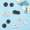 20Pcs 2 Colors Brass Snap Buttons KK-CY0001-03-7