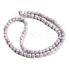 Electroplate Glass Beads Strand GLAA-G088-03-01A-3