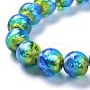 Handmade Silver Foil Lampwork Beads X-FOIL-K001-02A-10mm-3