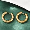 202 Stainless Steel Polishing Hoop Earrings EJEW-M106-02G-02-1