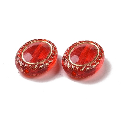 Transparent Acrylic Beads OACR-E015-15-1
