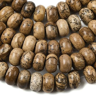 Natural Picture Jasper Beads Strands G-A280-A03-03-1