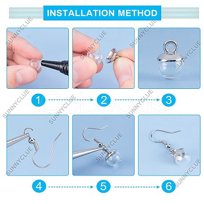 DIY Dangle Earring Making Kits DIY-SC0001-66A-1