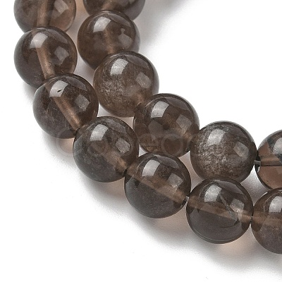 Natural Ice Obsidian Beads Strands G-P590-A03-10mm-01-1