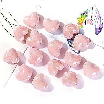 Handmade Porcelain Bright Glazed Beads PW-WG20130-10-1